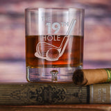 Forpetonly Golf Lover Crystal Bourbon Whiskey Rocks Glass image 0