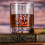 Forpetonly Birdie Juice Crystal Rocks Glass – Perfect Gift for Golf Lovers image 0