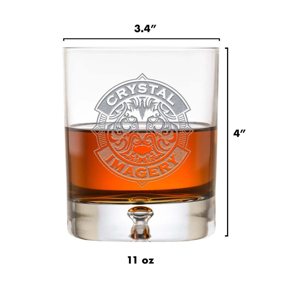 Forpetonly Engraved "Your Poison" Crystal Whiskey Glass Set – Arsenic & Cyanide Theme image 1